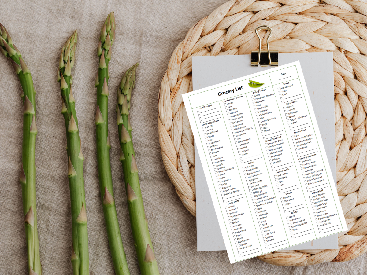 Ultimate grocery shopping list